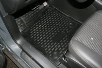 Chevrolet Captiva 2006–2019 (2011↗) Gumové koberečky do interiéru (4 ks, Novline) fotografie 1