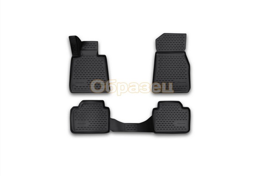 Chevrolet Trax 2012–2023 3D gumové autokoberce do interiéru (4 ks, Novline) Image
