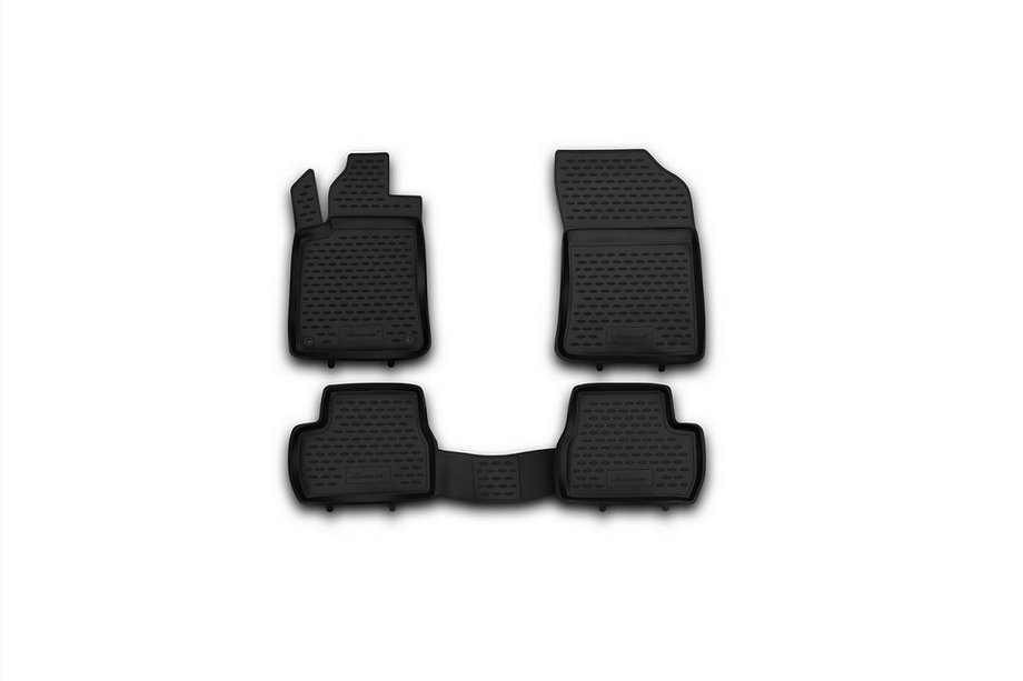 Citroen C-1 2005–2014 (2010↗) Gumové autokoberce do interiéru (4 ks, Novline) Image