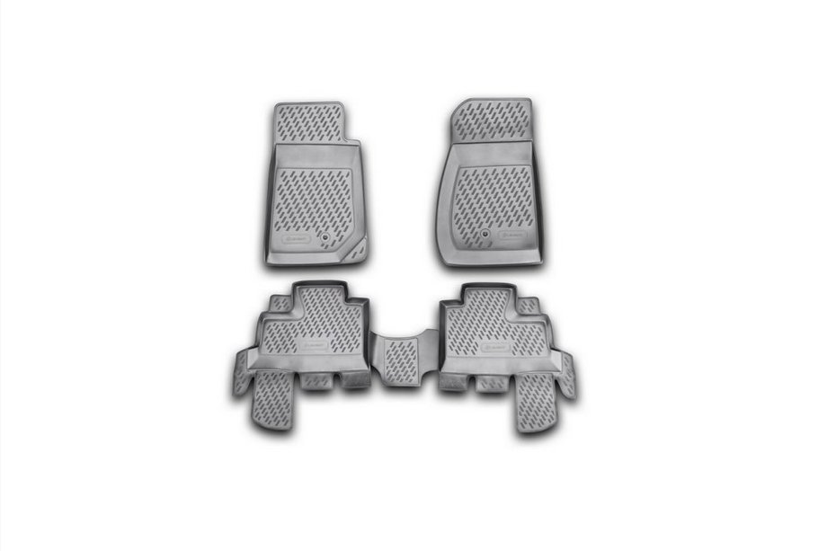 Jeep Wrangler 2007–2017 Gumové autokoberce do interiéru (Novline) Přední Image