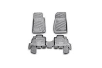 Jeep Wrangler 2007–2017 Gumové autokoberce do interiéru (Novline) Přední fotografie 1