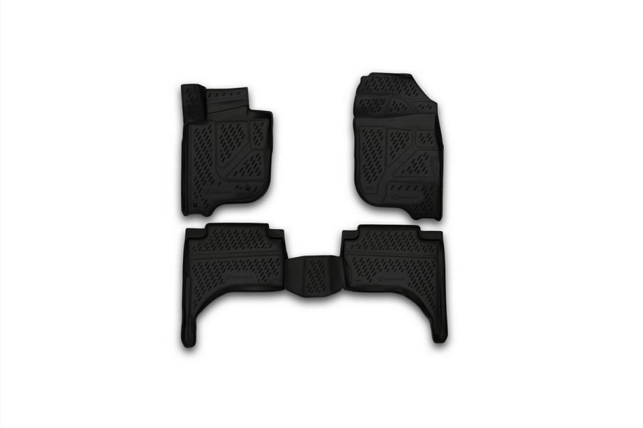 Mitsubishi L200 2015–2024 3D gumové autokoberce do interiéru (4 ks, Novline) Image