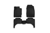 Mitsubishi L200 2015–2024 3D gumové autokoberce do interiéru (sada 4 ks, Novline) – základní výbava fotografie 1