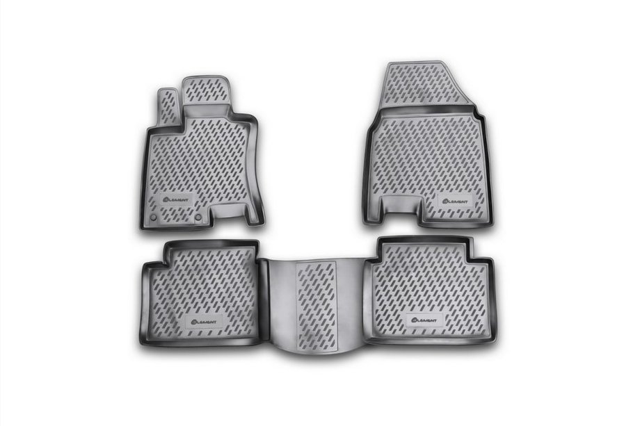 Nissan Qashqai 2007–2010 Gumové autokoberce do interiéru (4 ks, Novline) Qashqai+2 Image