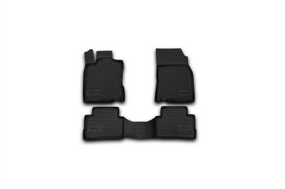 Nissan Qashqai 2014–2021 Gumové autokoberce do interiéru (sada 4 ks, Novline) verze UK Image