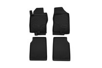 Nissan Navara 2006–2015 (2010-2015) Gumové autokoberce do interiéru (4 ks, Novline) fotografie 1