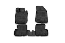 Nissan Terrano 2014– (2014-2016) Gumové 3D autokoberce do interiéru (4 ks, Novline) 4WD fotografie 1