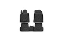 Peugeot 407 2004–2011 Gumové autokoberce do interiéru (4 ks, Novline) fotografie 1