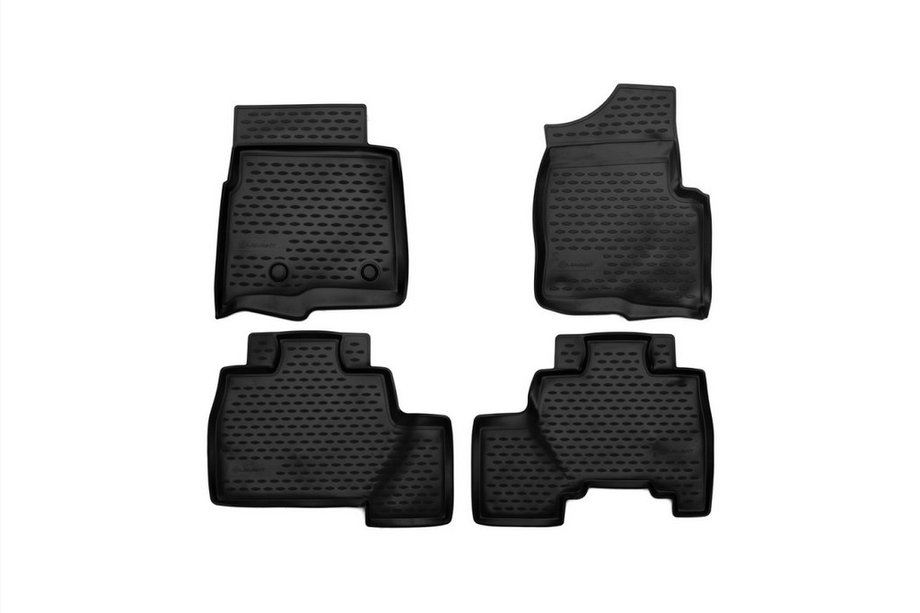 Ford F-150 2014–2021 Gumové autokoberce do interiéru (4 ks, Novline) Super Crew (2009-2014) Image