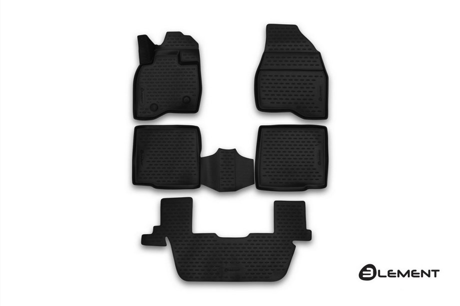 Ford Explorer 2011–2019 3D gumové autokoberce do interiéru (5 ks, Novline) Varianta 1 Image