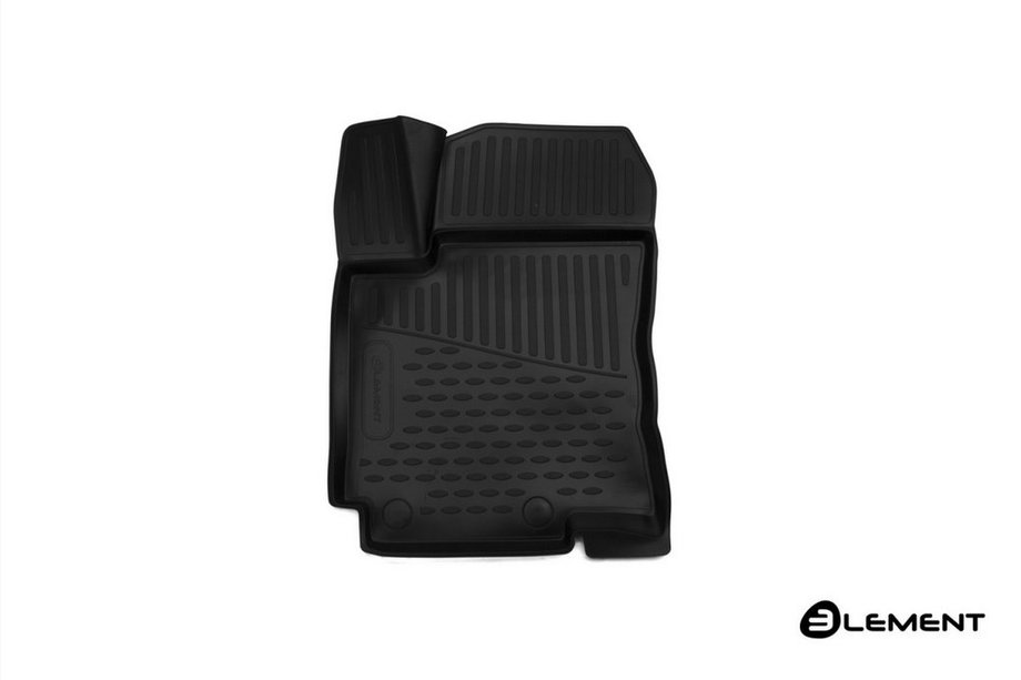 Kia Rio 2012–2017 (2014↗) Gumový koberec (přední levý) 3D do interiéru (Novline) HB Image