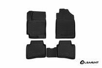 Kia Rio 2017– 3D gumové koberce do interiéru (sada 4 ks, Novline) SD/HB (X-Line) fotografie 1