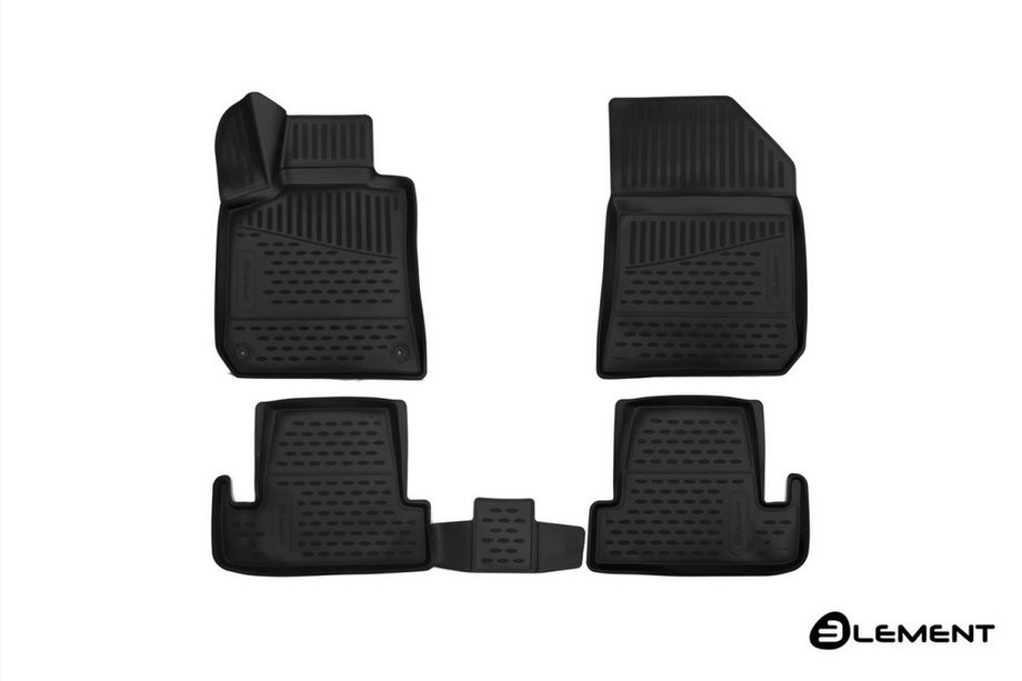 Peugeot 308 2014–2021 3D gumové autokoberce do interiéru (4 ks, Novline) Image