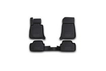 BMW řada 1 E81/E82/E87/E88 2004–2011 Gumové koberečky do interiéru (4 ks, Novline) 5D fotografie 1
