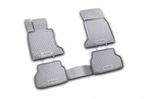 BMW řada 5 E60/E61 2003–2010 Gumové autokoberce do interiéru (4 ks, Novline) Varianta 2 fotografie 1