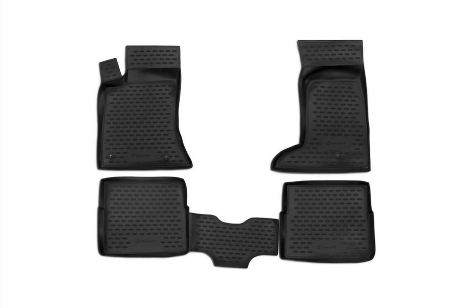 Cadillac SRX 2004–2009 (2004-2009) Gumové autokoberce do interiéru (4 ks, Novline) Image