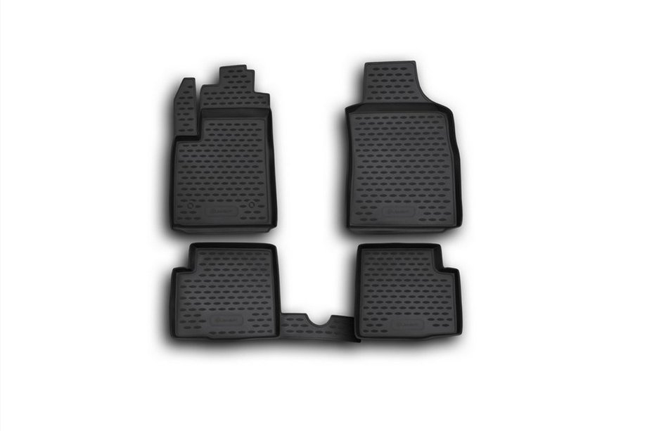 Fiat 500/500L 2013–2022 (500) Gumové koberce do interiéru (4 ks, Novline) Image