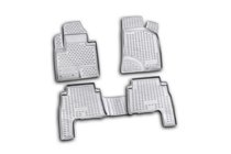 Hyundai Santa Fe 2 2006–2012 (2010-2012) Gumové autokoberce do interiéru (4 ks, Novline) fotografie 1