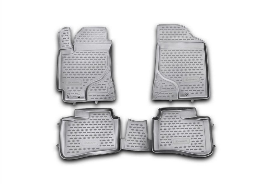 Kia Cerato 2 2010–2013 Gumové autokoberce do interiéru (4 ks, Novline) Image
