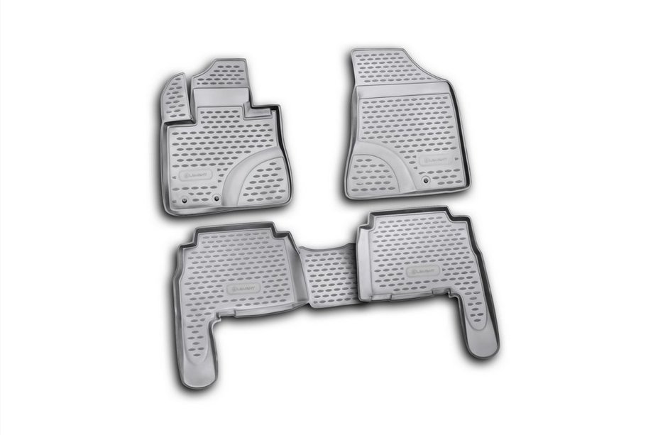 Kia Sorento II XM 2009–2014 (2009-2012) Gumové koberce do interiéru (4 ks, Novline) Image