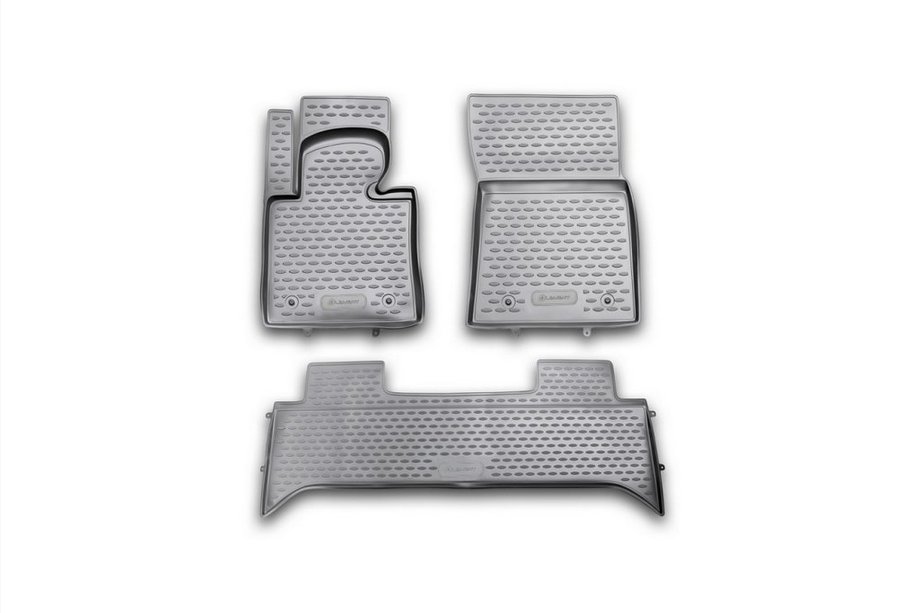 Range Rover III L322 2002–2012 Gumové autokoberce do interiéru (3 ks, Novline) Image