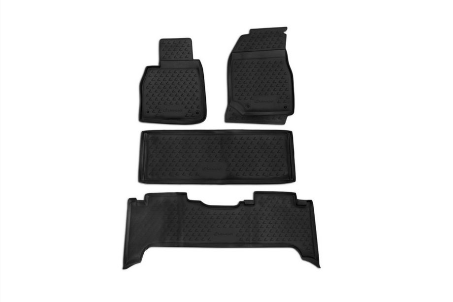 Lexus LX470 1998–2007 Gumové autokoberce do interiéru (4 ks, Novline) Fotografie 1