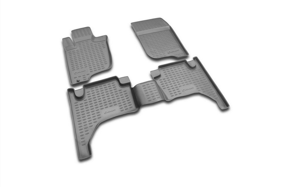 Mitsubishi L200 2006–2015 Gumové autokoberce do interiéru (4 ks, Novline) Fotografie 1