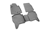Mitsubishi Pajero Wagon IV 2006–2021 Gumové autokoberce do interiéru (4 ks, Novline) fotografie 1