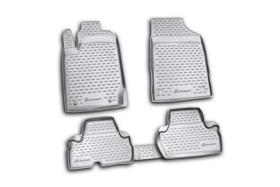 Mitsubishi L200 2006–2015 (2010-2015) Gumové koberce do interiéru (4 ks, Novline) 2D Image