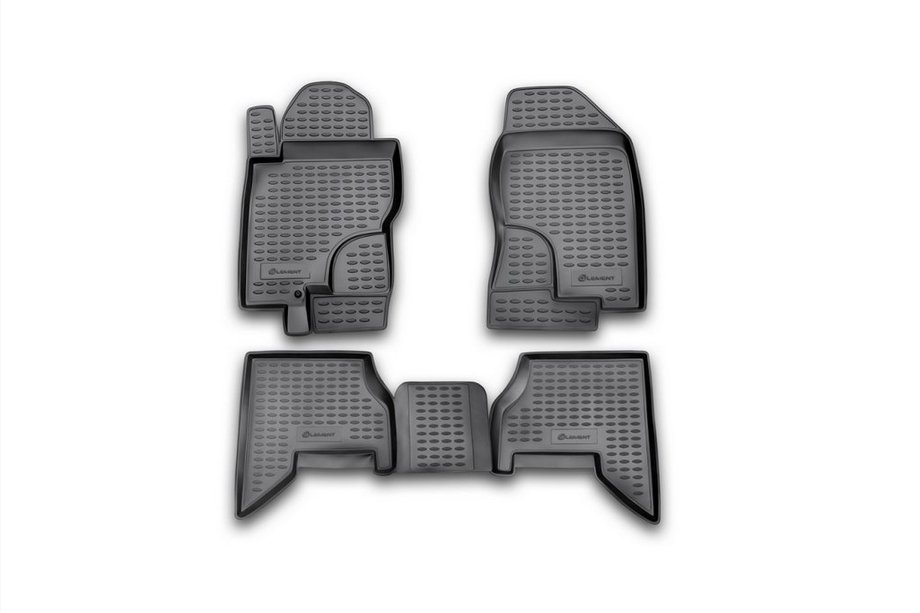 Nissan Pathfinder R51 2005–2014 (2005-2010) Gumové autokoberce do interiéru (4 ks, Novline) Fotografie 1