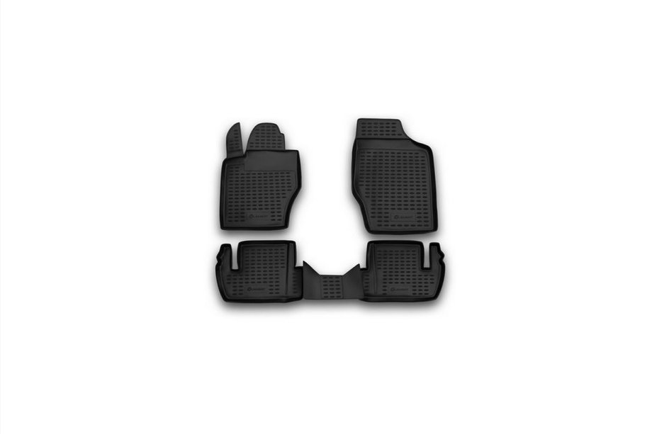 Peugeot 307 2001–2008 Gumové autokoberce do interiéru (4 ks, Novline) Image