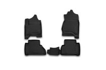 Chevrolet Tahoe 2014–2019 (2015↗) 3D gumové autokoberce do interiéru (4 ks, Novline) fotografie 1