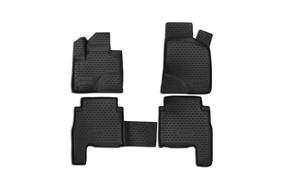 Hyundai Santa Fe 2 2006–2012 3D gumové autokoberce do interiéru (4 ks, Novline) Image