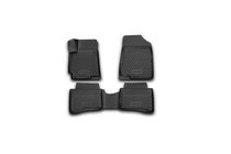 Hyundai Accent 2011–2017 Gumové 3D koberce do interiéru (4 ks, Novline) SD/HB fotografie 1