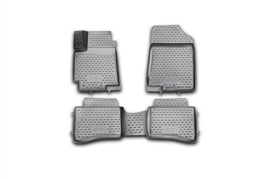 Kia Rio 2012–2017 3D gumové autokoberce do interiéru (4 ks, Novline) (UB) Image