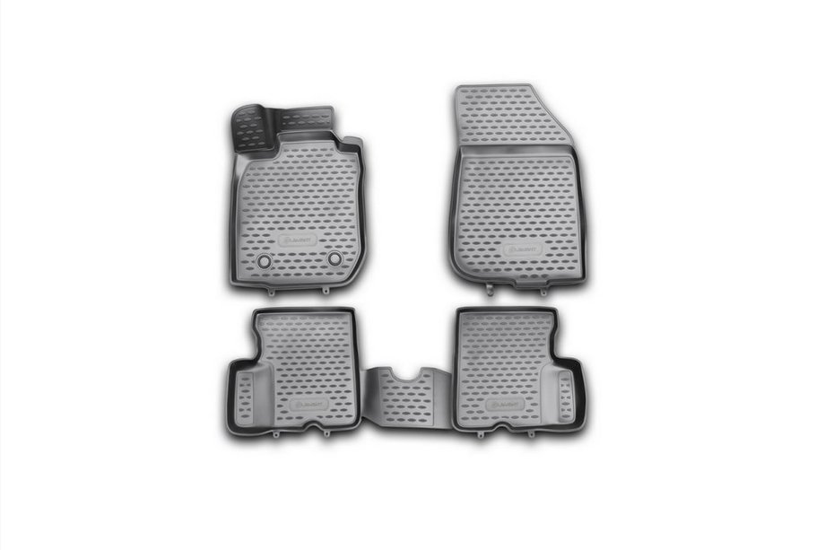 Renault Duster 2008–2017 (2011-2015) 3D gumové autokoberce do interiéru (4 ks, Novline) 2WD Image