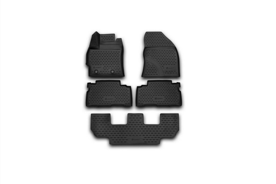Toyota Verso 2009–2018 3D gumové autokoberce do interiéru (5 ks, Novline) Image