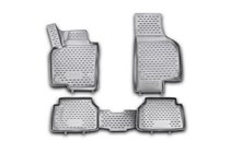Volkswagen Tiguan 2007–2016 3D gumové autokoberce do interiéru (4 ks, Novline) fotografie 1