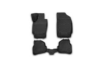 Volkswagen Polo 2010–2017 Gumové 3D koberce do interiéru (sada 4 ks, Novline) HB fotografie 1