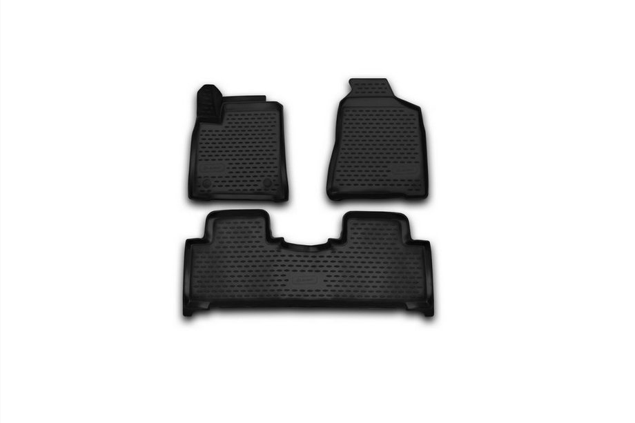 SsangYong Action 2005–2018 (2013↗) 3D gumové koberce do interiéru (sada 3 ks, Novline) Image