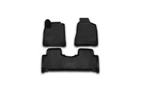 SsangYong Action 2005–2018 (2013↗) 3D gumové koberce do interiéru (sada 3 ks, Novline) fotografie 1