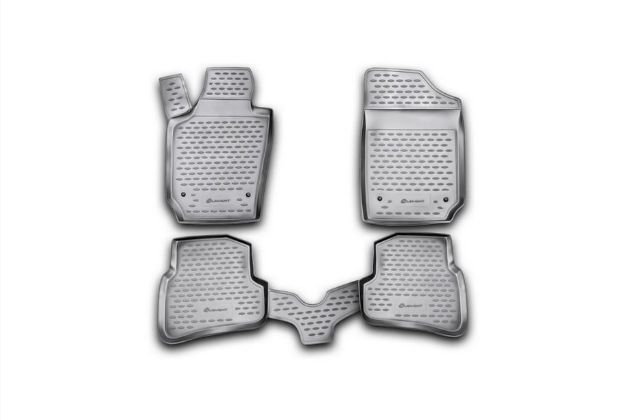 Seat Ibiza 2010–2017 Gumové autokoberce do interiéru (4 ks, Novline) SW Image