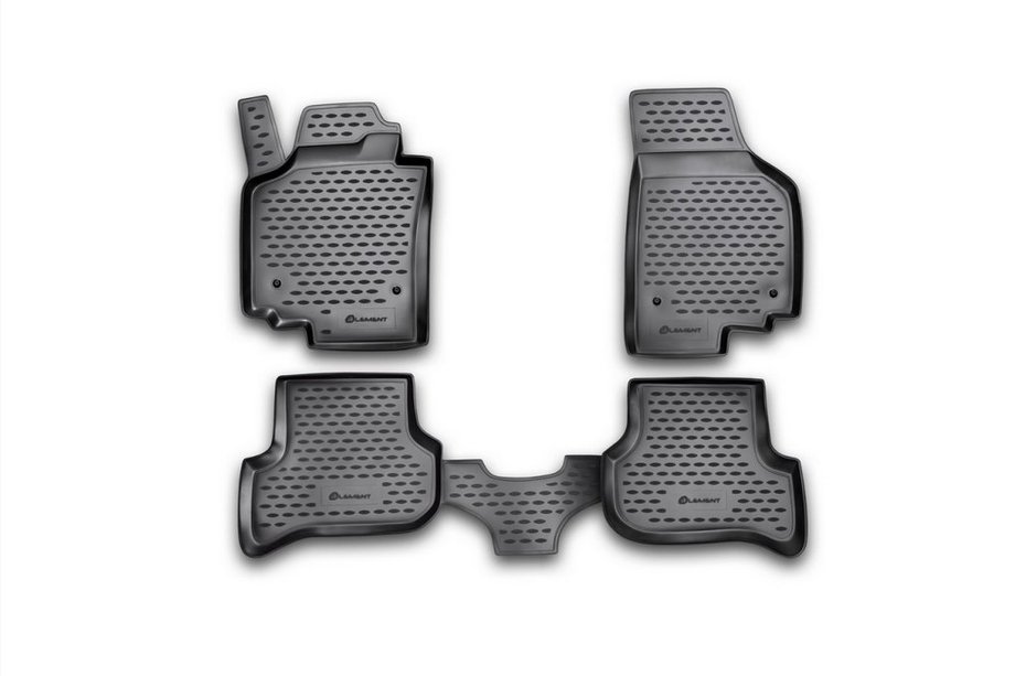Seat Altea 2004–2015 Gumové autokoberce do interiéru (sada 4 ks, Novline) Freetrack 2007-2009 Image