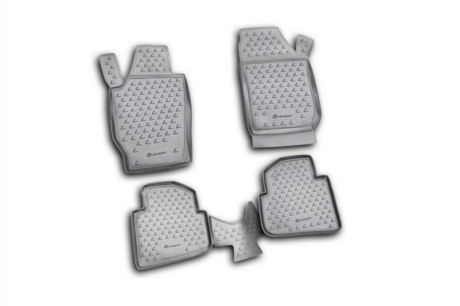 Skoda Roomster 2006–2015 Gumové autokoberce do interiéru (4 ks, Novline) Image