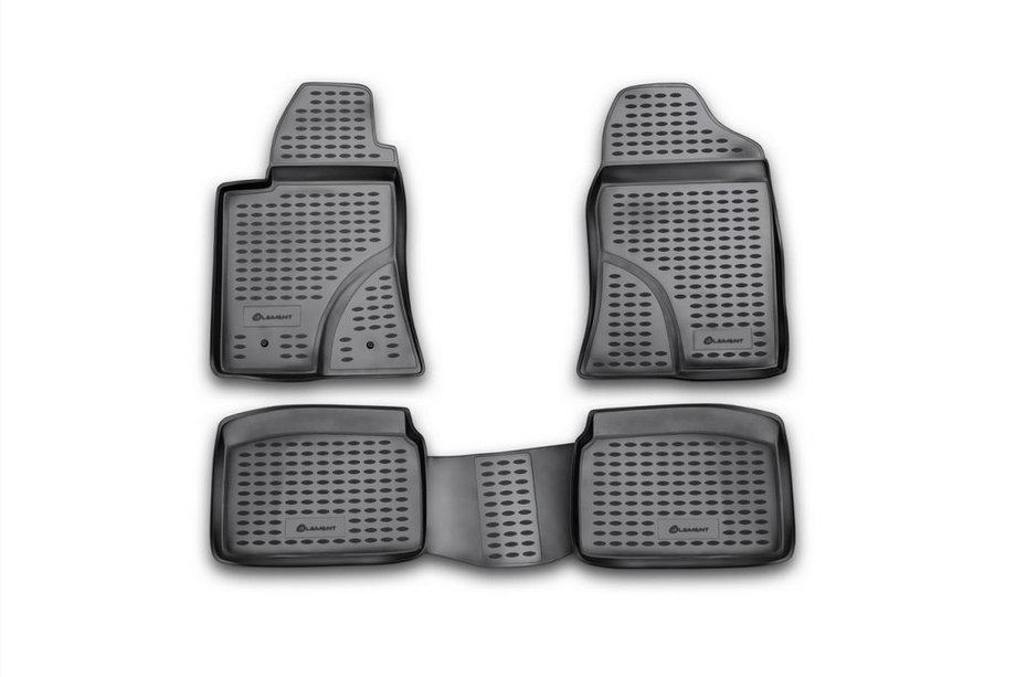Toyota Avensis 2003–2009 Gumové autokoberce do interiéru (4 ks, Novline) Fotografie 1