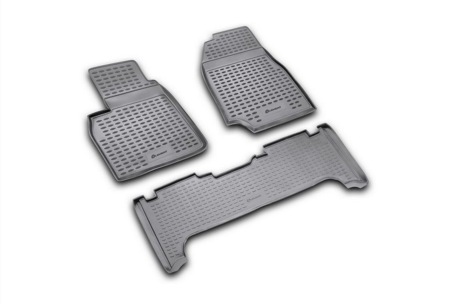 Toyota Land Cruiser 100 1998–2007 Gumové autokoberce do interiéru (3 ks, Novline) Image