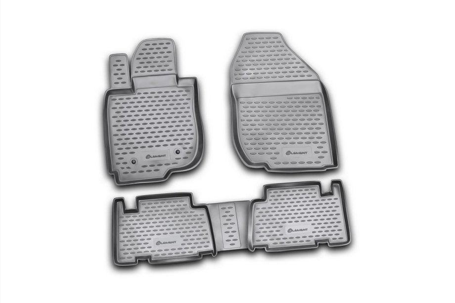 Toyota Rav 4 2006–2013 (2006-2010) Gumové koberce do interiéru (4 ks, Novline) Image