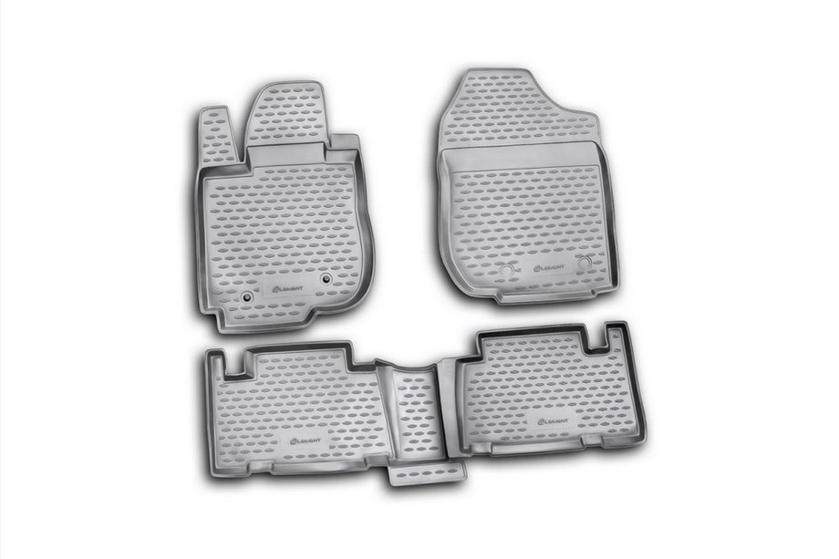 Toyota Rav 4 2006–2013 (2010↗) Gumové autokoberce do interiéru (4 ks, Novline) Image