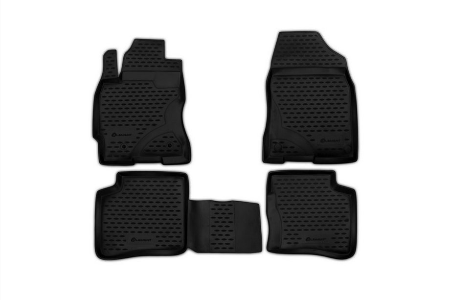 Toyota Prius 2009–2015 (2003-2009) Gumové koberečky do interiéru (sada 4 ks, Novline) Image