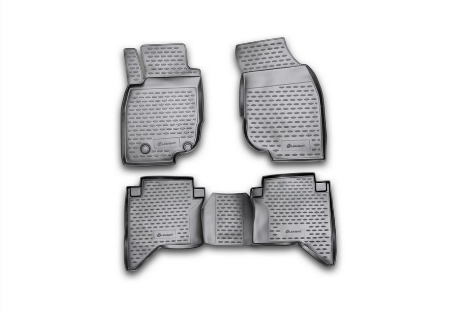 Toyota Hilux 2006–2015 (2011-2015) Gumové autokoberce do interiéru (sada 4 ks, Novline) Image